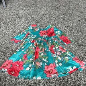 Mila & Rose After the rain 3/4 sleeve pocket swirl dress size 4T New with tags